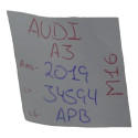 Encosto Apoio Braço Console Audi A3 2019 Original Preto
