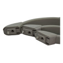 Kit Com 3 Puxador Alça Pqp Teto Peugeot 207 2011 Original Bege