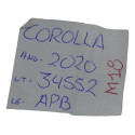 Encostro Apoio Braço Central Corolla 2020 Original Preto