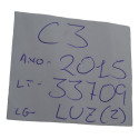 Luz Interna Cortesia Porta Luvas Objeto C3 2015 Original