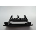 Moldura Central Radio Regua Botão Fiat Strada 2016 Original Preto