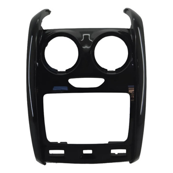Moldura Central Rádio Painel Duster 2015 A 2020 Original Preto