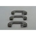 Kit 3 Puxador Alça Teto Pqp Gm Vectra 2009 Original Cinza