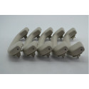 Kit 5 Puxador Alça Teto Pqp Nissan Grand Livina 2011 Origina Creme