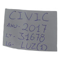Luz Interna Teto Central Teto Honda Civic 2017 Original