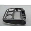 Moldura Central Comando Ar Radio Painel Citroen C3 2014 Orig Preto