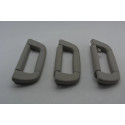 Kit 3 Puxador Alça Apoio Teto Pqp Azera 2008-2011 Original Cinza