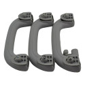 Kit 3 Puxador Alça Teto Pqp I30 2009 A 2012 Original Cinza