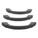 Kit Com 3 Puxador Alça Teto Pqp Pajero Tr4 2007 Original Cinza-escuro