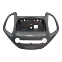 Moldura Central Painel Radio Ford Ka 2019 Original Cinza