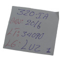 Luz Cortesia Dianteira Interna Teto 320ia 2016 Original