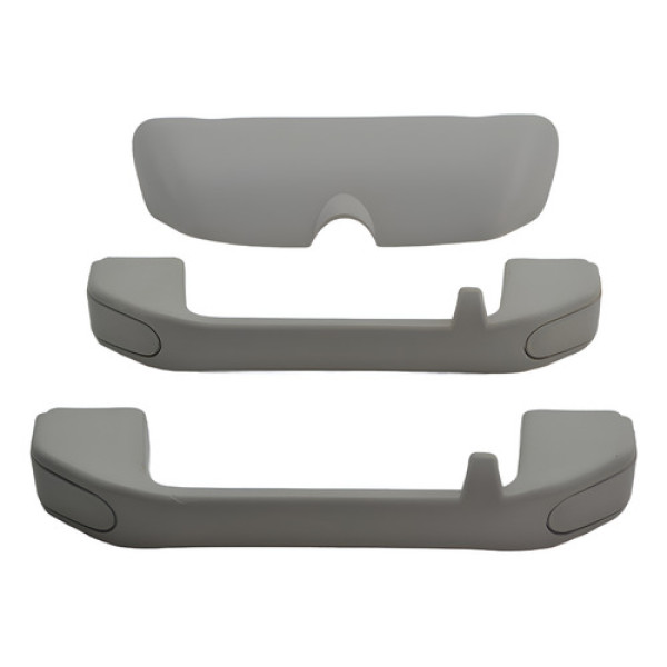 Kit Com 2 Pqp Alça Teto + Porta Oculos Fiat Palio 2014 Orig