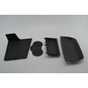 Kit 4 Borracha Acabamento Interno Toro 2021 2022 Original Preto