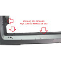 Moldura Radio Som Central Painel Punto 2011 Original Prateado