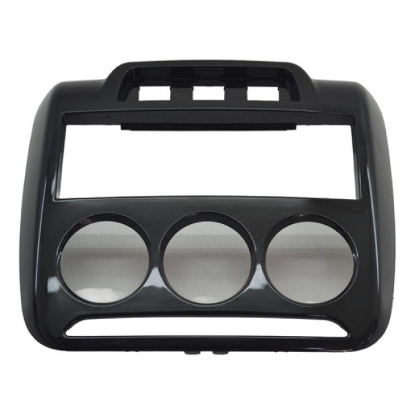 Moldura Central Painel Radio Citroen C3 2012 Original Cinza-escuro