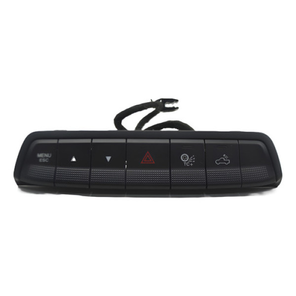 Botão Pisca Alerta Luz Mode Painel Fiat Strada 2020 Original Preto