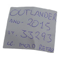 Acabamento Retrovisor Sensor Chuva Outlander 2015 Original