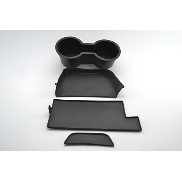 Kit 4 Borracha Proteção Console Gm Equinox 2018 Original Preto
