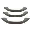 Kit 3 Puxador Alça Teto Pqp Honda Fit 2003 A 2008 Original Cinza