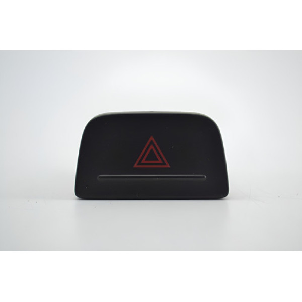 Botão Pisca Alerta Painel Vw Voyage Original Preto