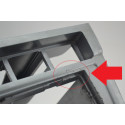 Moldura Central Painel Volkswagen Novo Gol 2011 Original Preto