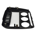 Moldura Central Painel Radio Citroen C3 2012 Original Cinza-escuro