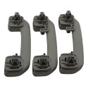 Kit Com 3 Puxador Alça Teto Pqp Citroen C4 Lounge 2014 Origi Cinza