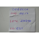 Moldura Central Radio Multimidia Corolla Gli 2017 2018 Origi Preto