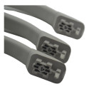 Kit 3 Puxador Alça Teto Pqp Interno C3 Picasso 2015 Original Preto