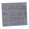 Luz Cortesia Central Teto Interno Corolla 2015 Original