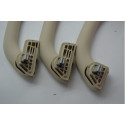 Kit 3 Puxador Alça Teto Pqp Volkswagen Jetta 2013 Original Bege