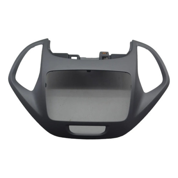 Moldura Central Painel Rádio Ford Ka 2014 A 2021 Original Prateado