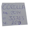 Encosto Apoio Braço Console Corolla Gli 2014 Original Cinza
