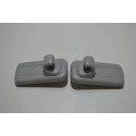 Par Presilha Suporte Quebra Sol Jeep Compass 2020 Original