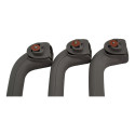 Kit Com 3 Puxador Alça Teto Pqp Ix35 2012 Original Cinza-escuro
