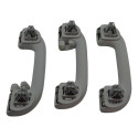 Kit 3 Puxador Alça Teto Pqp Jeep Renegade 2023 Original Cinza