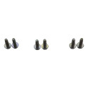 Kit 3 Puxador Alça Pqp Coluna Nissan Frontier 2017 Original Bege