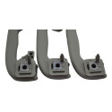 Kit C/3 Puxador Alça Teto Pqp Chevrolet Cruze 2015 Original Cinza