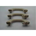 Kit 3 Puxador Alça Teto Pqp Volkswagen Jetta 2013 Original Bege