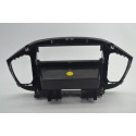 Moldura Central Painel Porta Treco Fiat Uno 2017 Original Preto