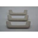 Kit 3 Puxador Alça Teto Pqp Chery Arrizo 6 2021 Original Cinza