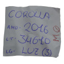 Luz Cortesia Interna Teto Corolla 2016 Original