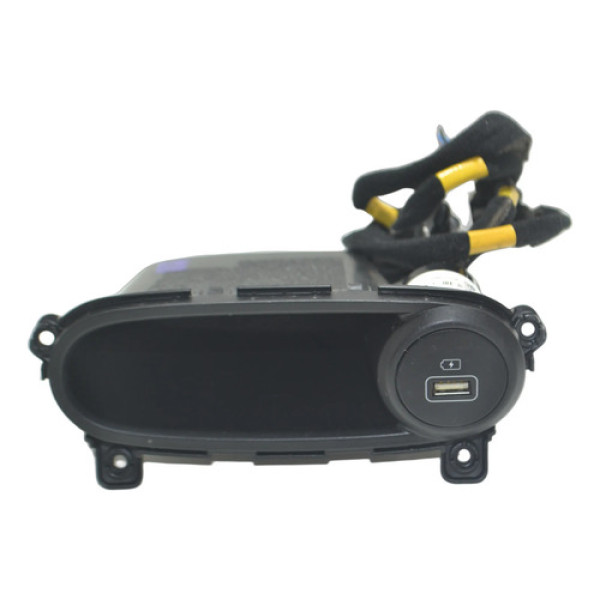 Entrada Conector Usb Tomada 12v Creta 2023 Original Preto