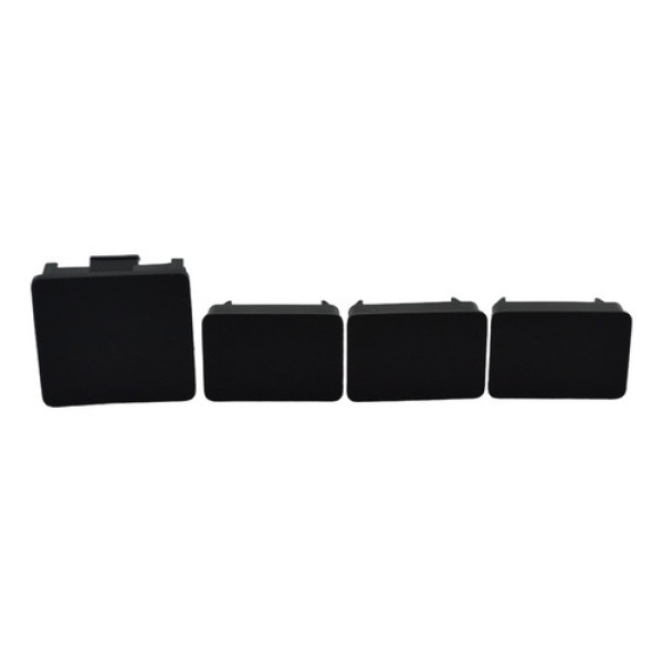 Kit 4 Botão Cego Falso Painel Rav4 2013 Original Preto