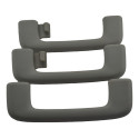 Kit 3 Puxador Alça Pqp Teto Mitsubishi L200 2017 Original Cinza
