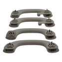 Kit 4 Puxador Alça Teto Pqp Peugeot 308 2013 Original Bege
