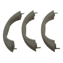 Kit 3 Puxador Alça Pqp Coluna Nissan Frontier 2017 Original Bege
