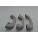 Kit 3 Puxador Alça Teto Pqp I30 2014 Original Cinza