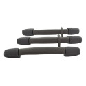 Kit 3 Puxador Alça Teto Pqp Subaru Forester 2007 Original Cinza