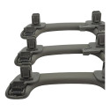 Kit 3 Puxador Alça Teto Pqp Fluence 2013 Original Cinza